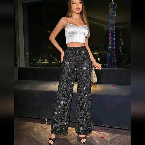 Women'S Beaded Pants - Picture 5 of 5